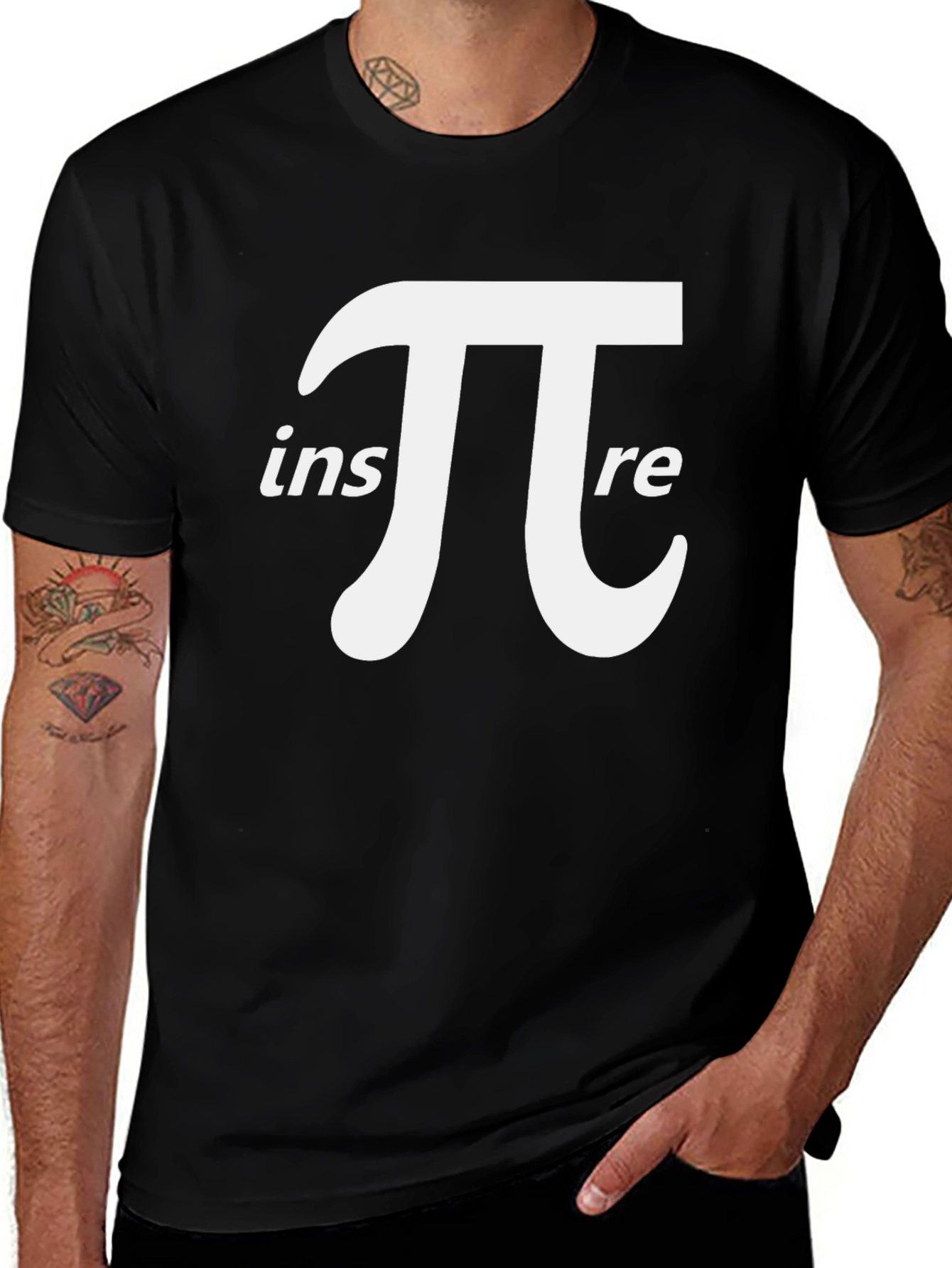 Inspire Pi Black T-Shirt - Mens