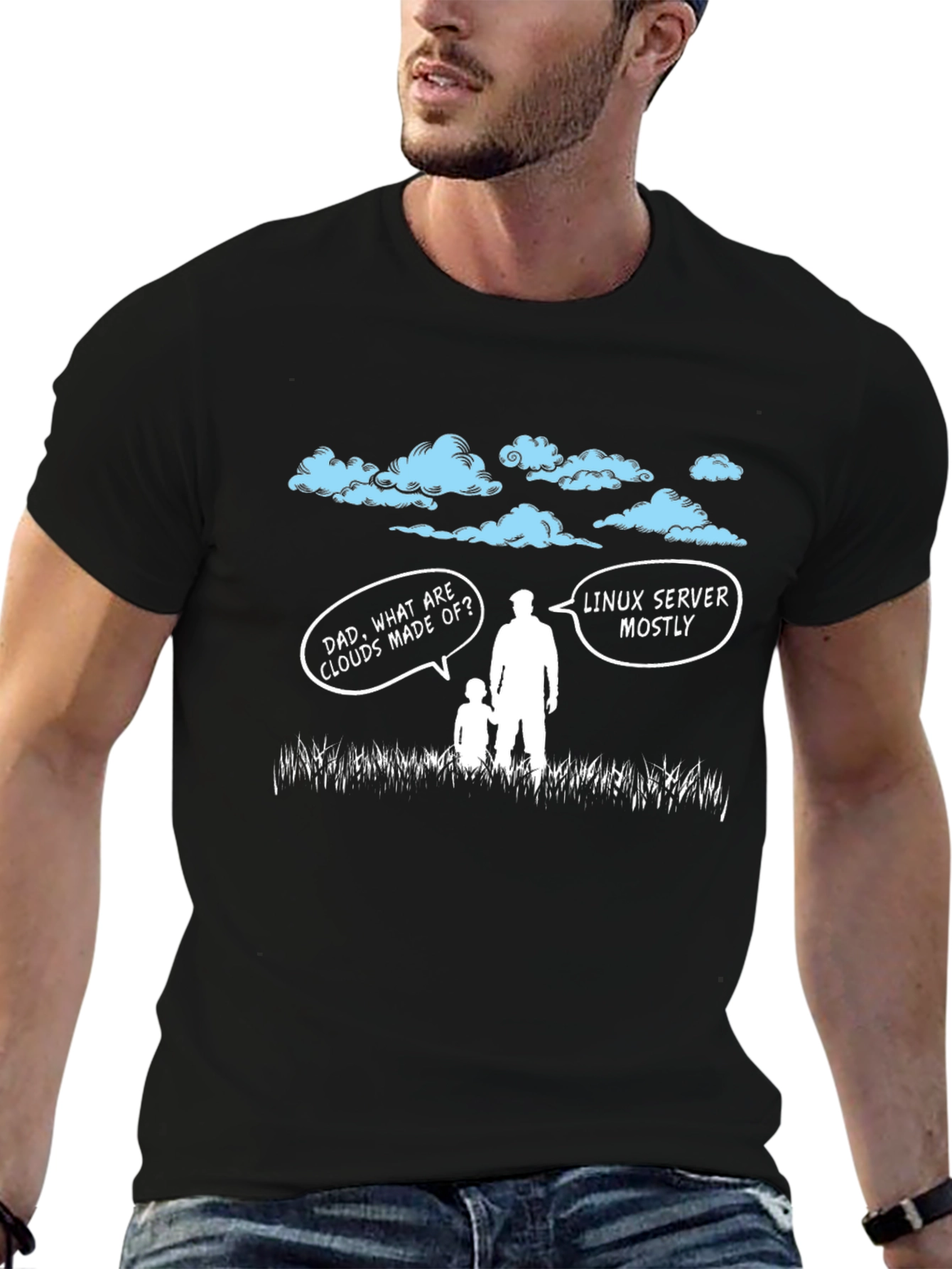 Linux Server Clouds T-Shirt