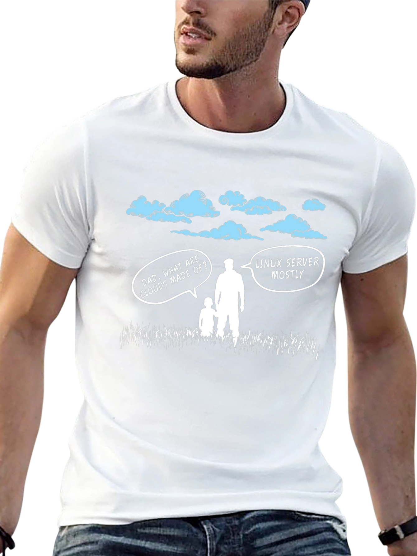 Linux Server Clouds T-Shirt