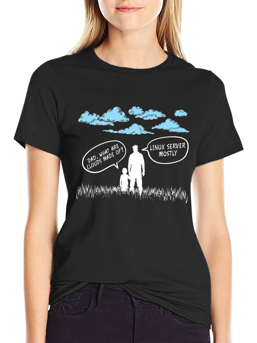 Linux Server Clouds T-Shirt