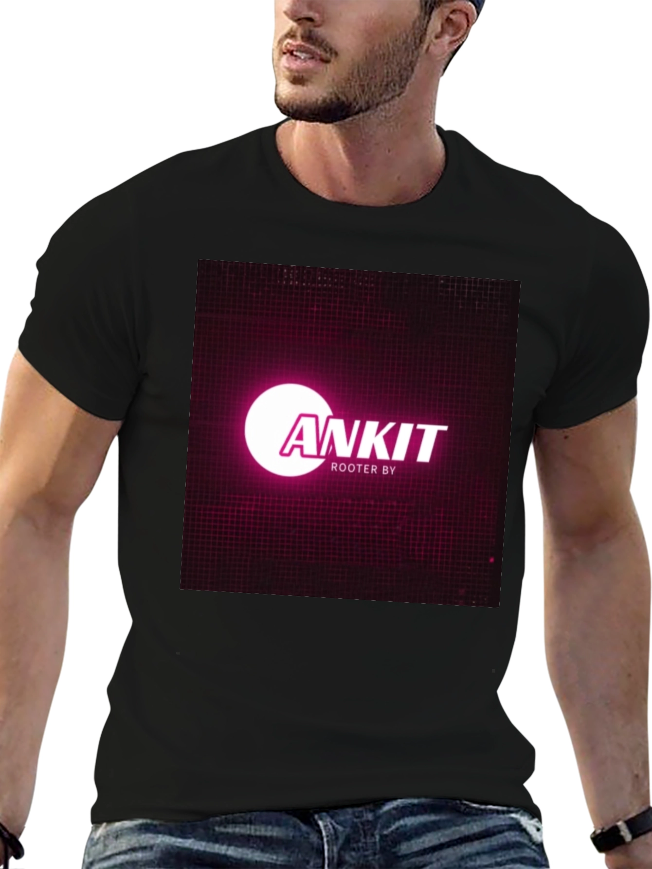 Ankit Rooter By Black T-Shirt