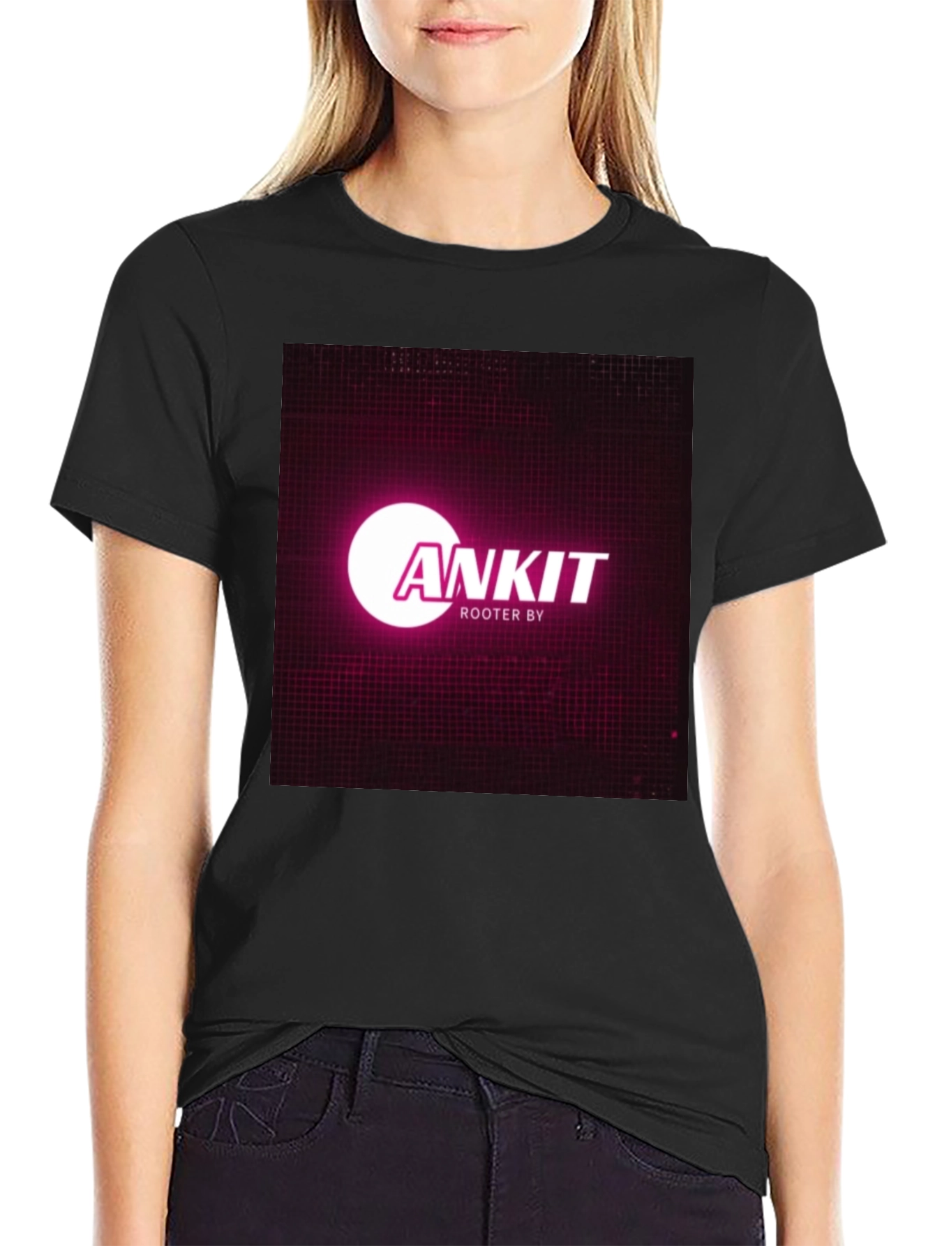 Ankit Rooter By Black T-Shirt
