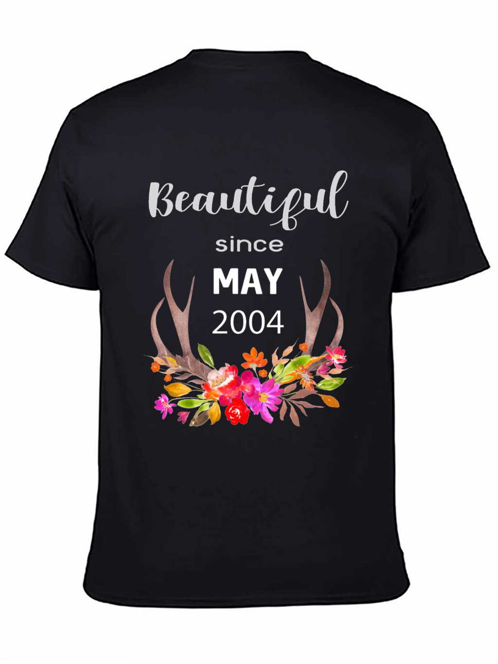 Beautiful Since May 2004 Floral T-Shirt
