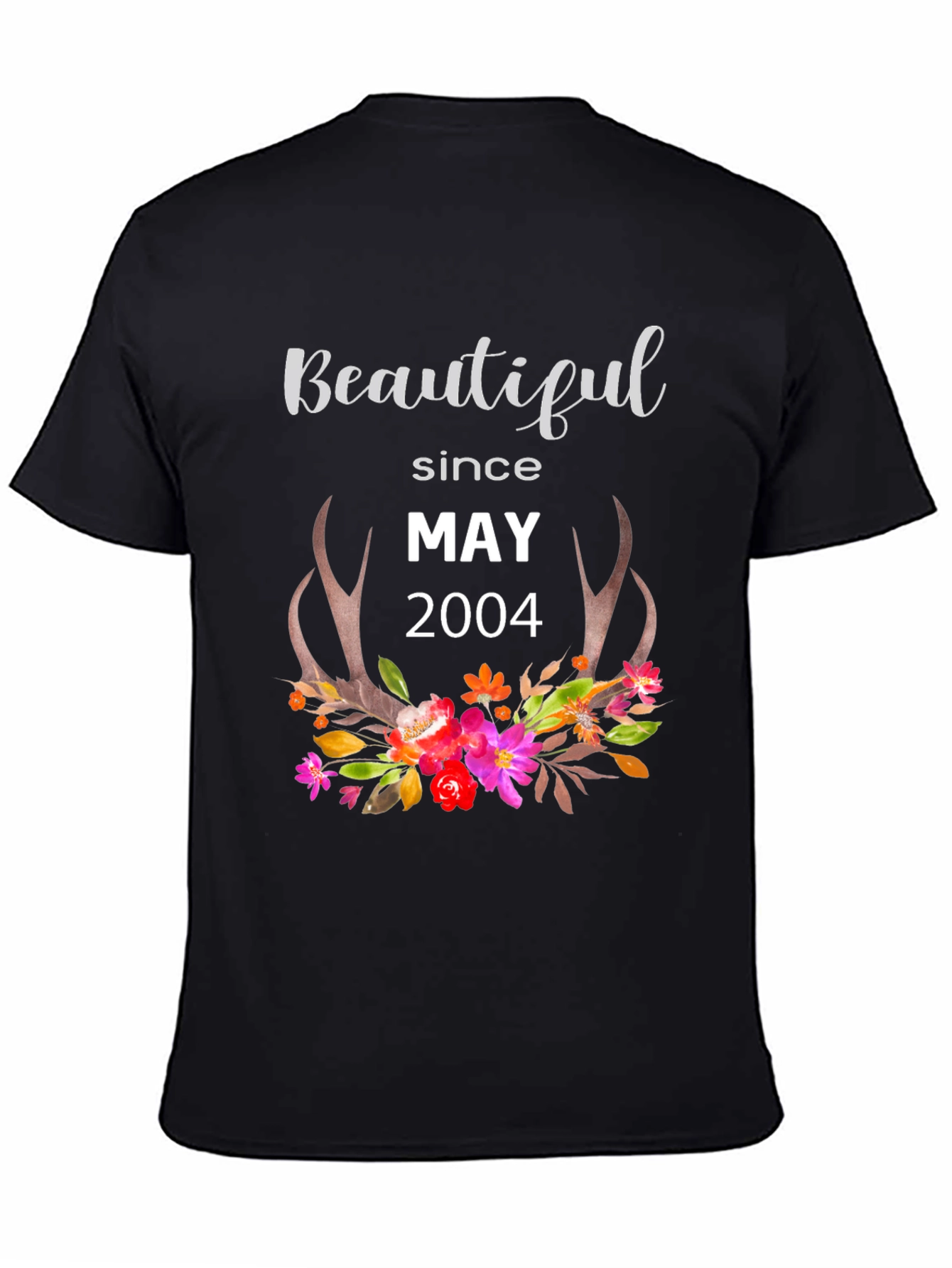 Beautiful Since May 2004 Floral T-Shirt