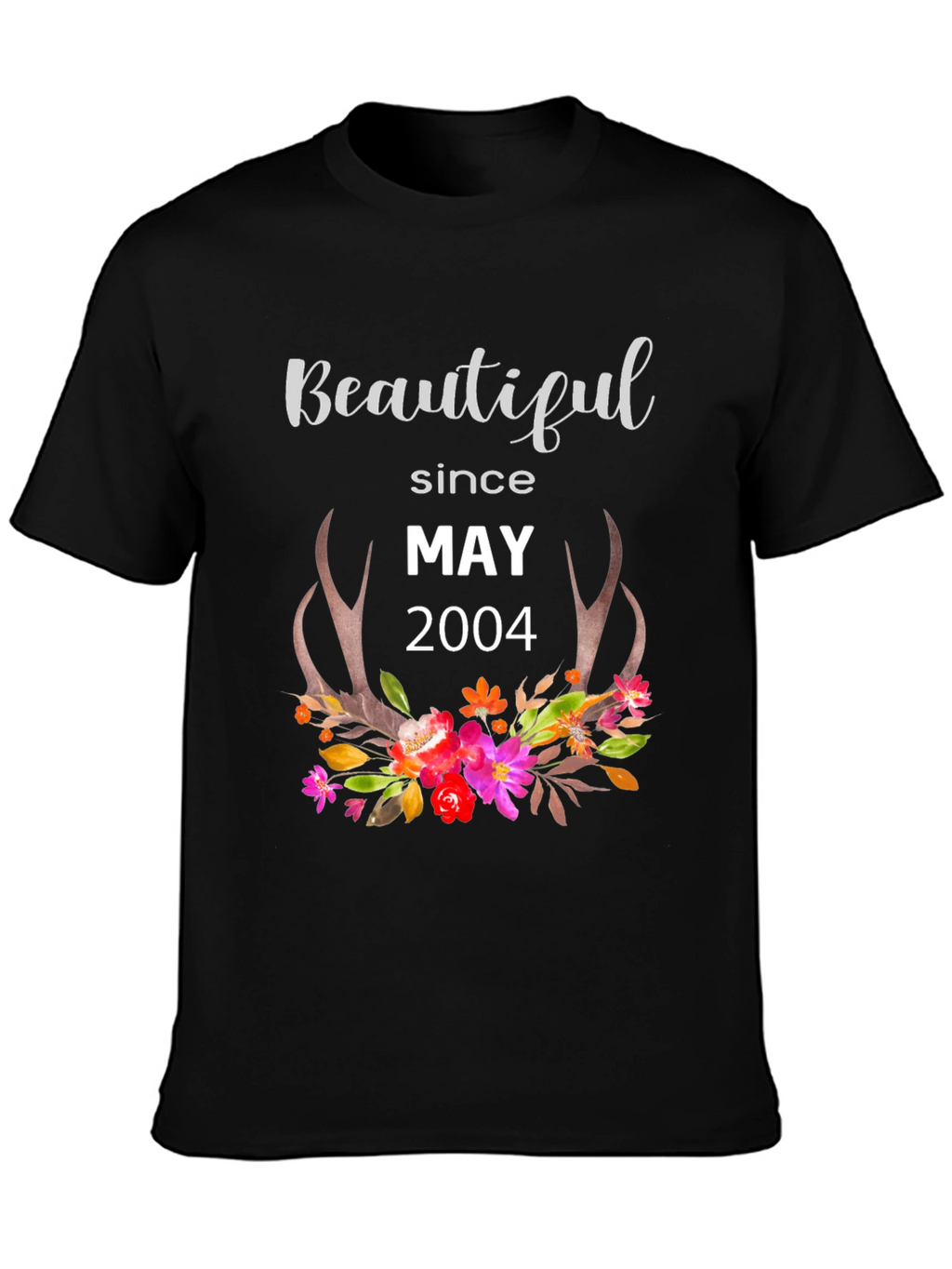 Beautiful Since May 2004 Floral T-Shirt