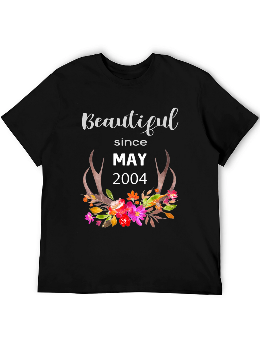 Beautiful Since May 2004 Floral T-Shirt