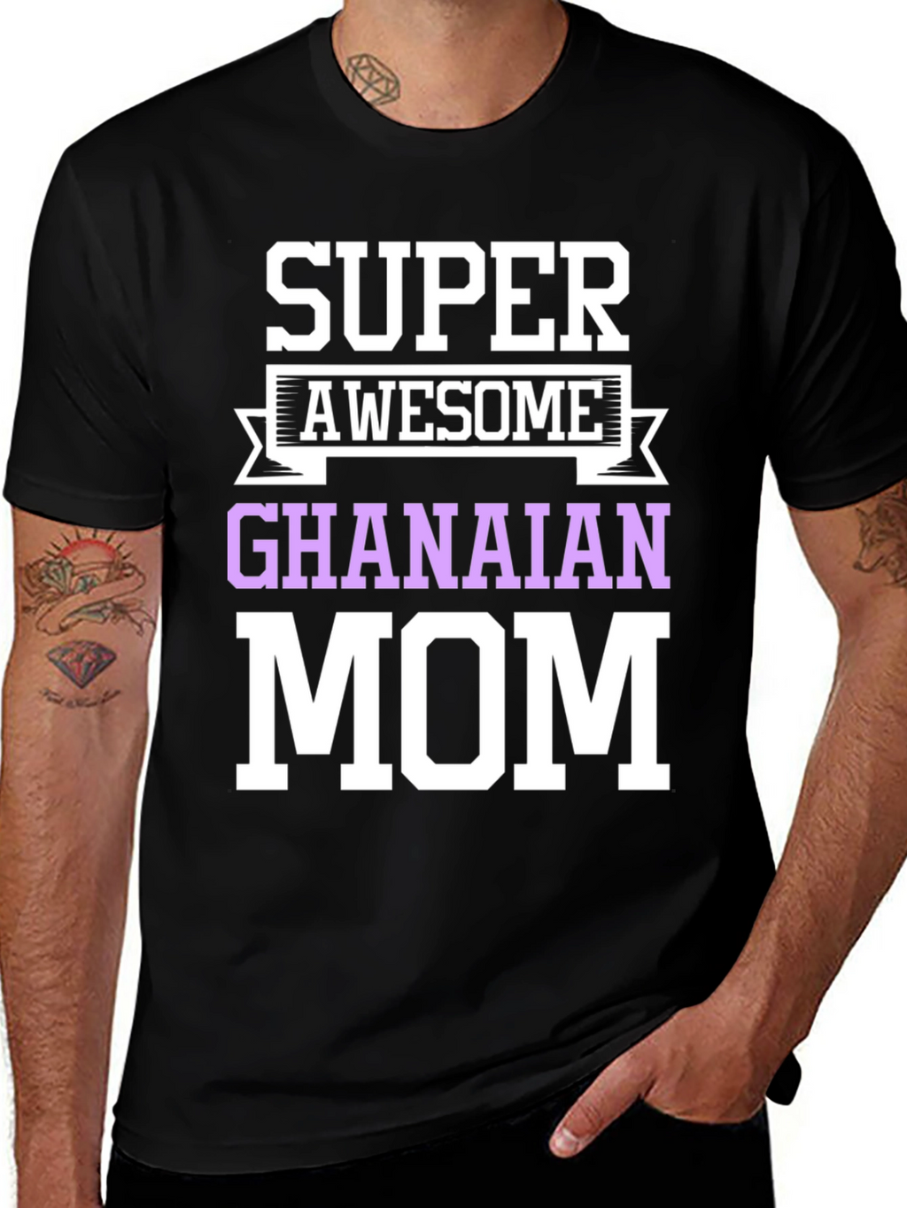 Super Awesome Ghanaian Mom T-Shirt