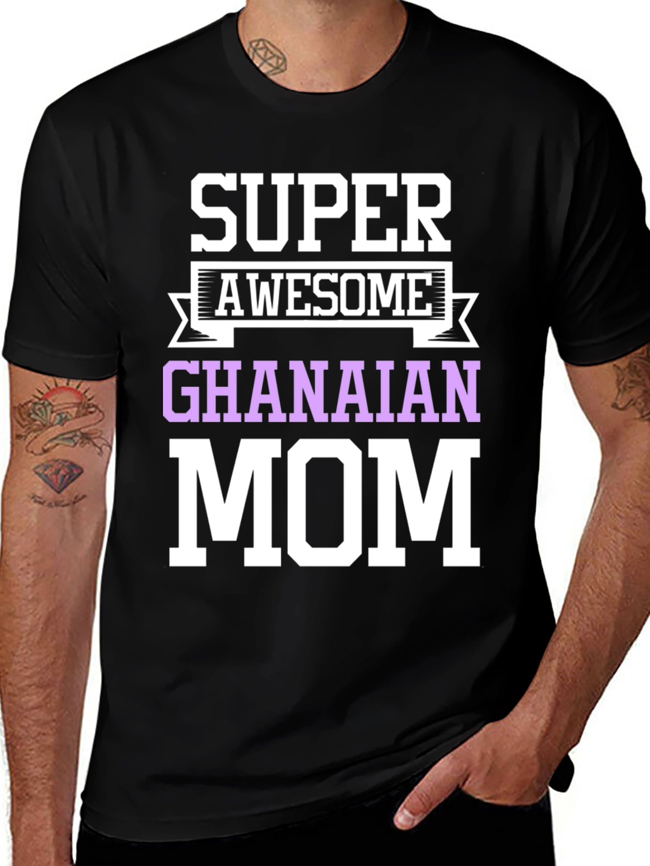 Super Awesome Ghanaian Mom T-Shirt