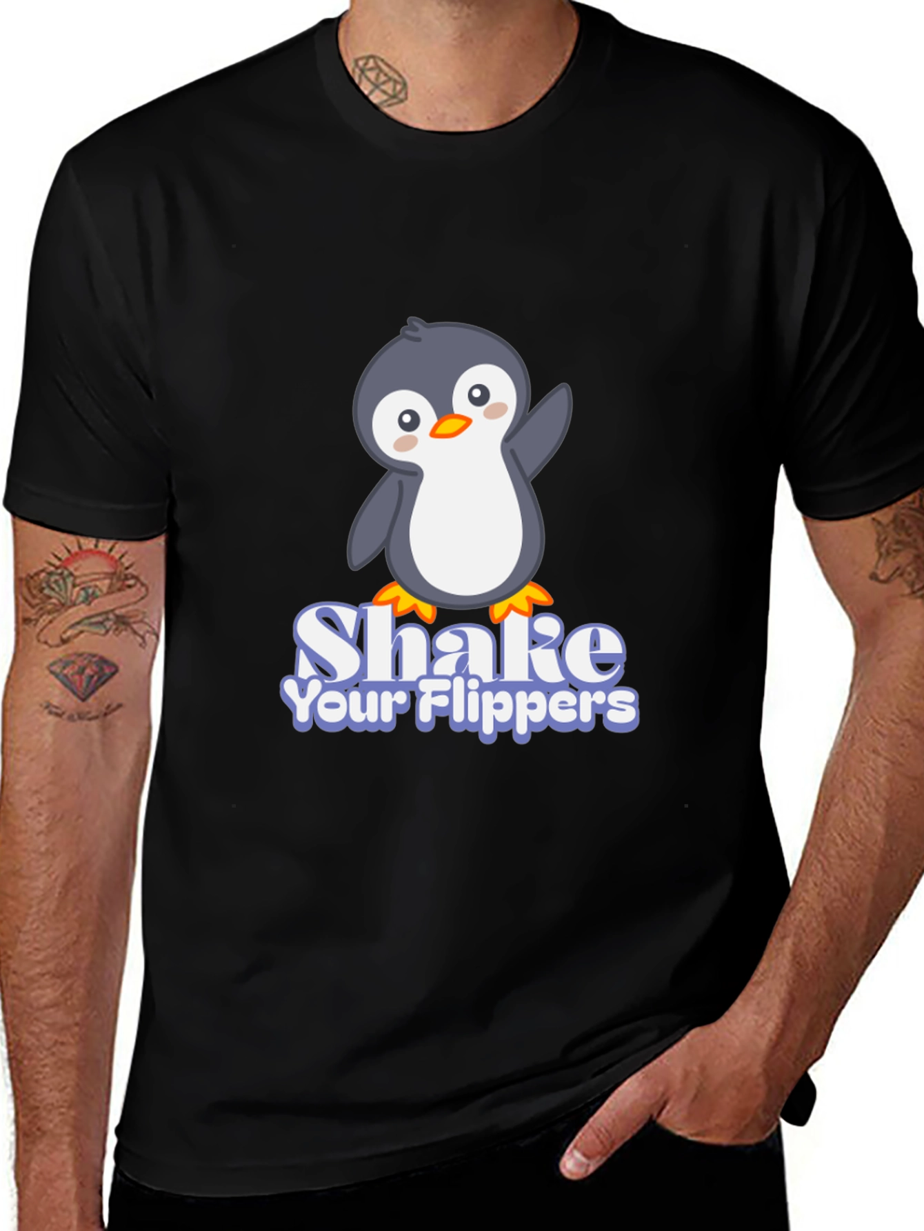 Shake Your Flippers Penguin T-Shirt