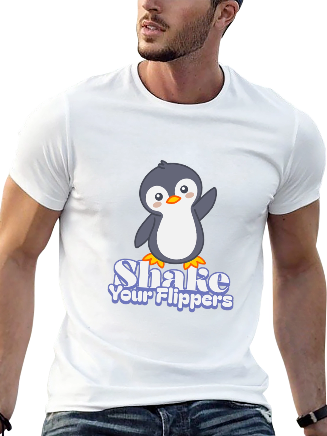 Shake Your Flippers Penguin T-Shirt