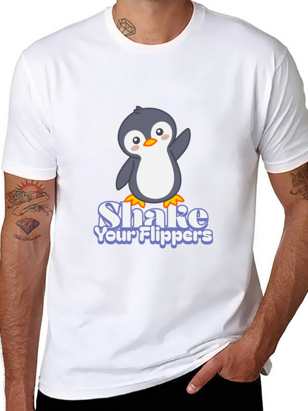 Shake Your Flippers Penguin T-Shirt