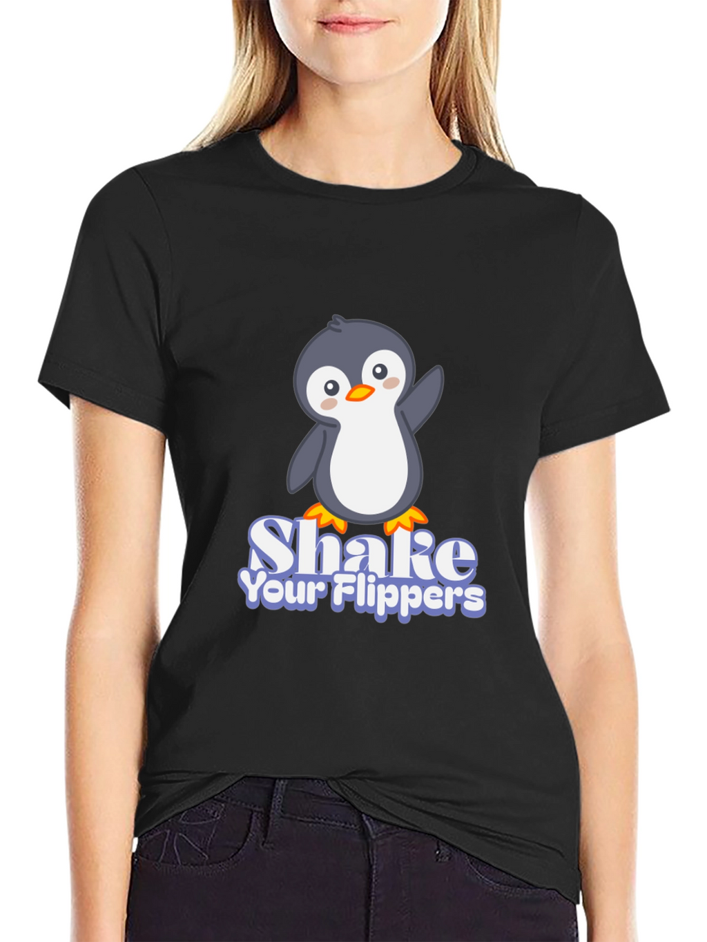 Shake Your Flippers Penguin T-Shirt