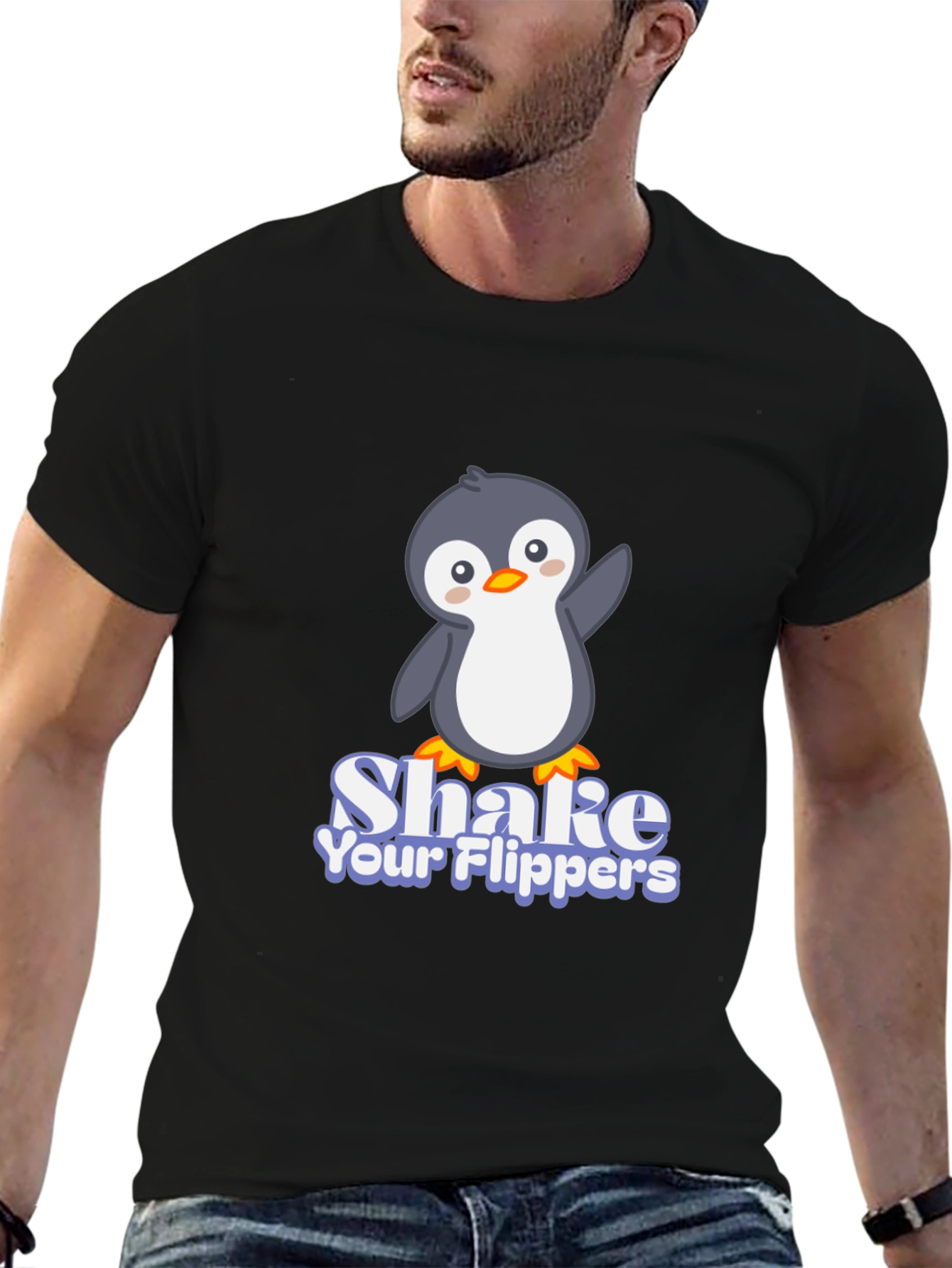 Shake Your Flippers Penguin T-Shirt