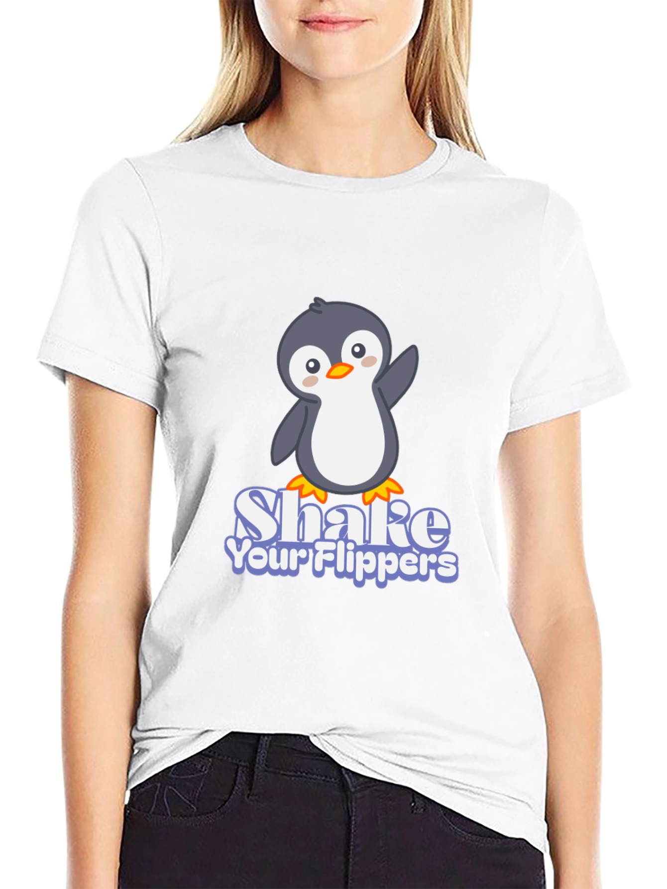 Shake Your Flippers Penguin T-Shirt