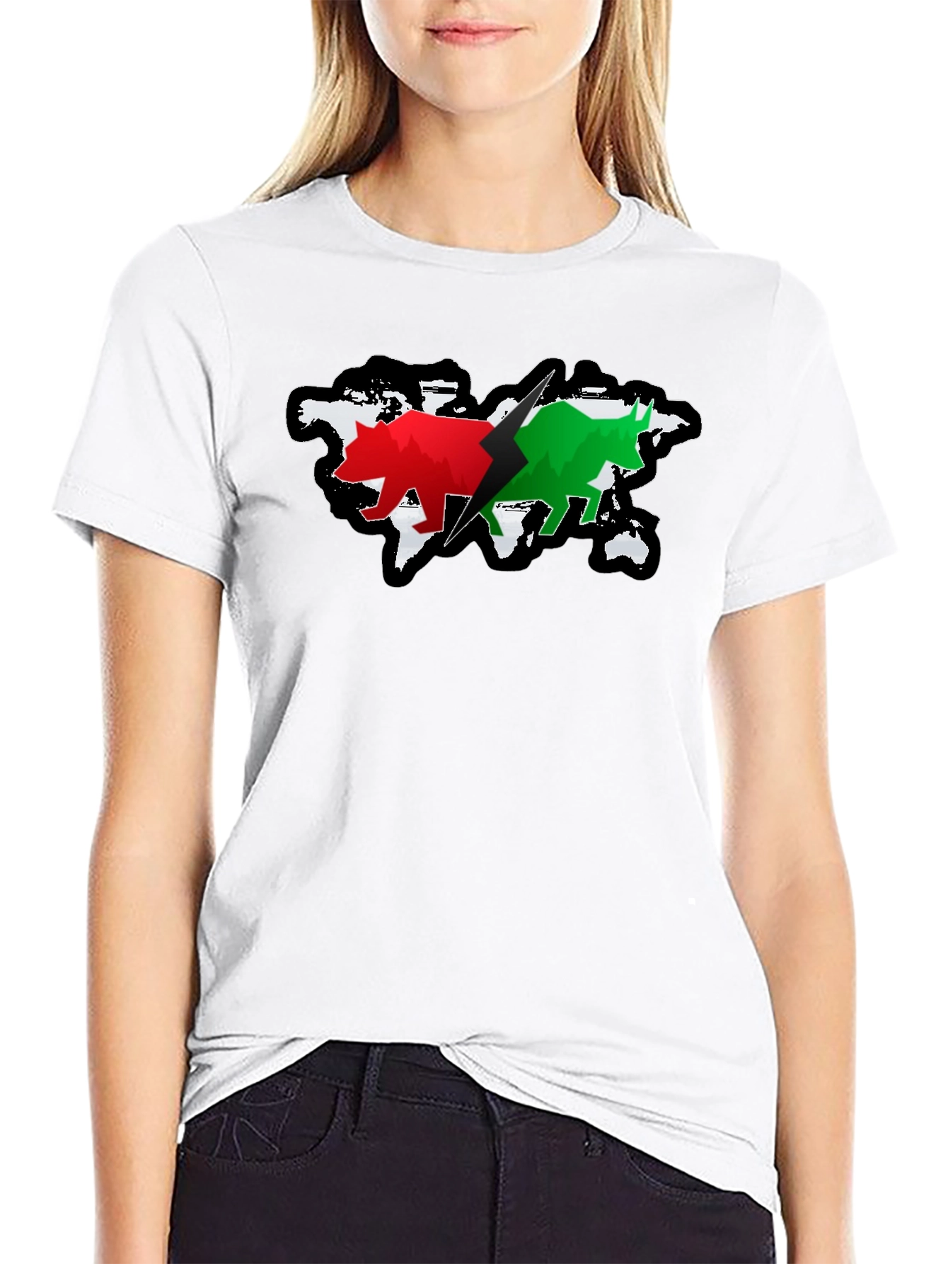 Bulls & Bears T-Shirt - Global Market Design