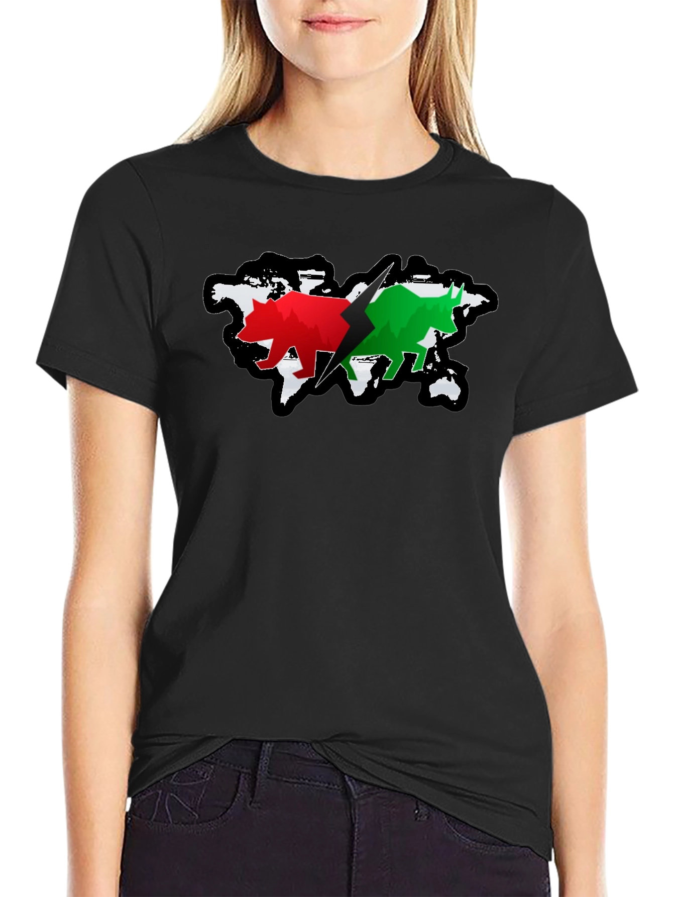 Bulls & Bears T-Shirt - Global Market Design