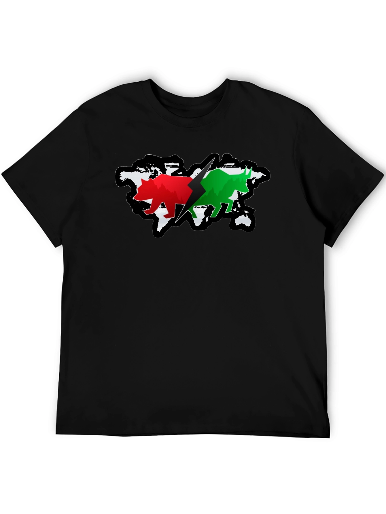 Bulls & Bears T-Shirt - Global Market Design