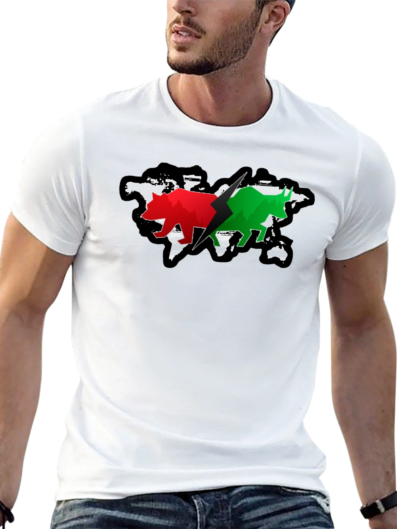 Bulls & Bears T-Shirt - Global Market Design
