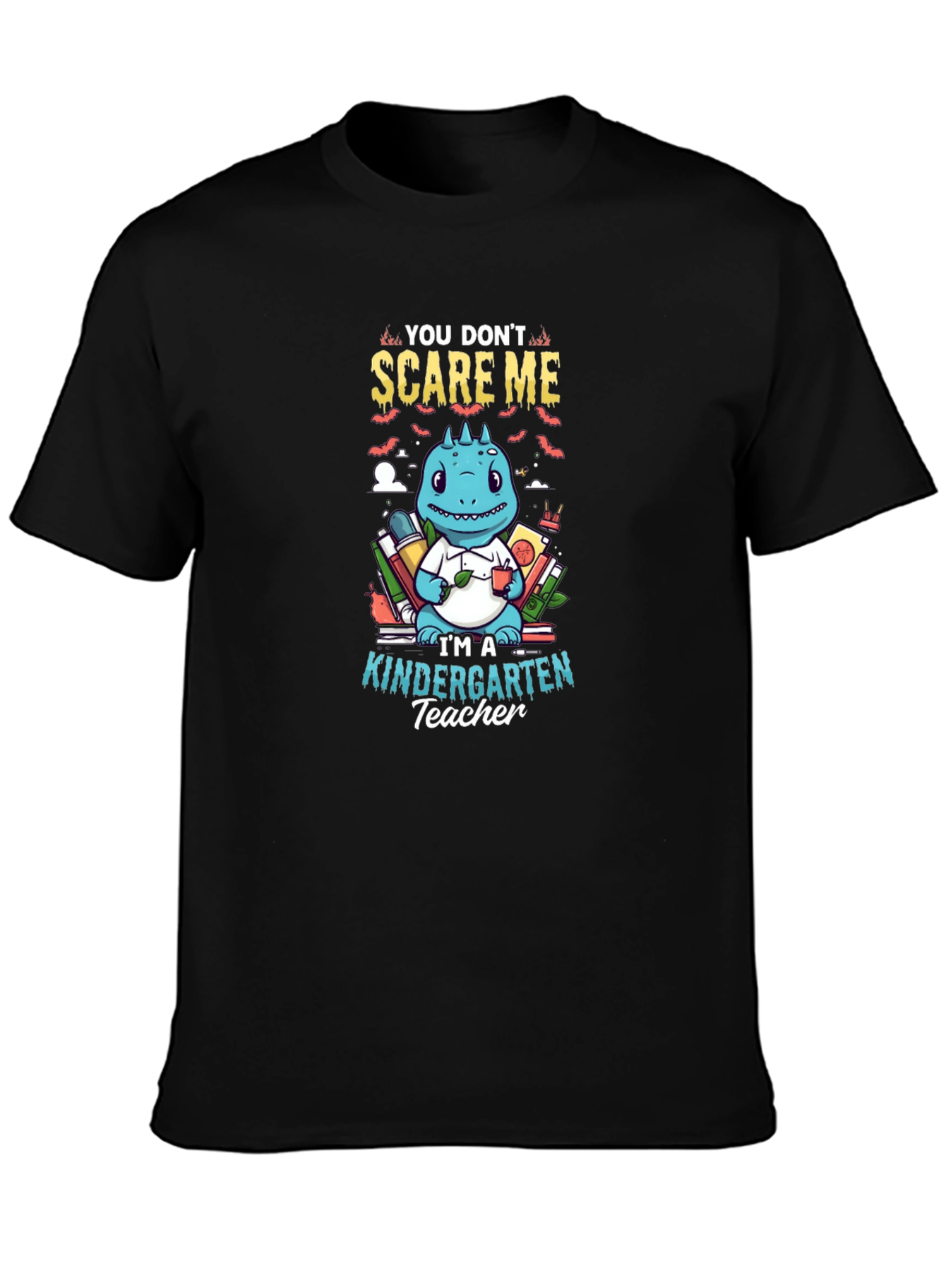 Kindergarten Teacher T-Shirt - Dinosaur