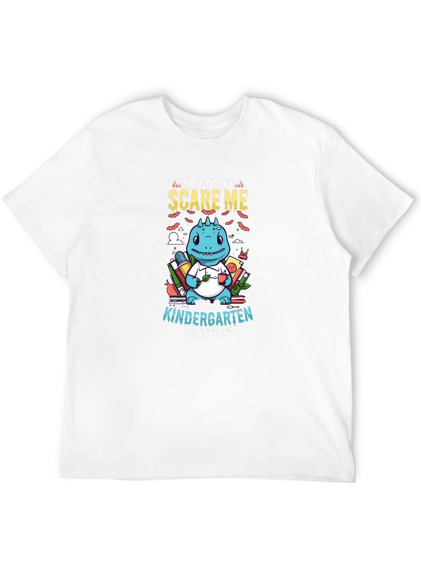 Kindergarten Teacher T-Shirt - Dinosaur