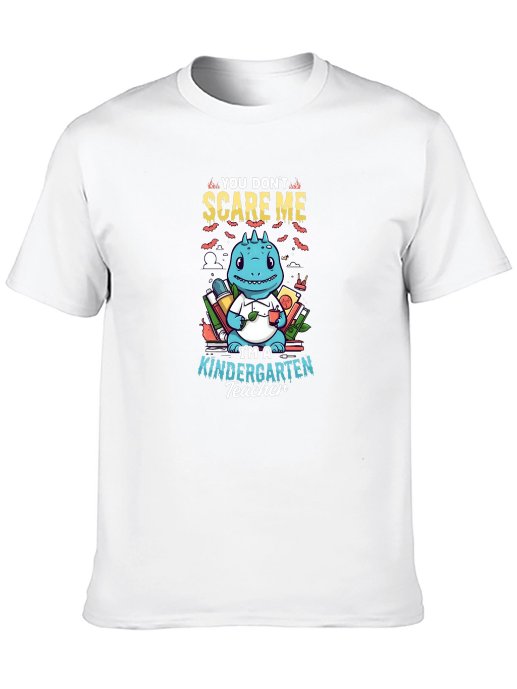 Kindergarten Teacher T-Shirt - Dinosaur