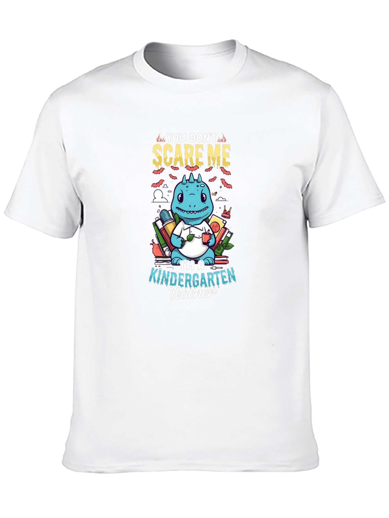 Kindergarten Teacher T-Shirt - Dinosaur