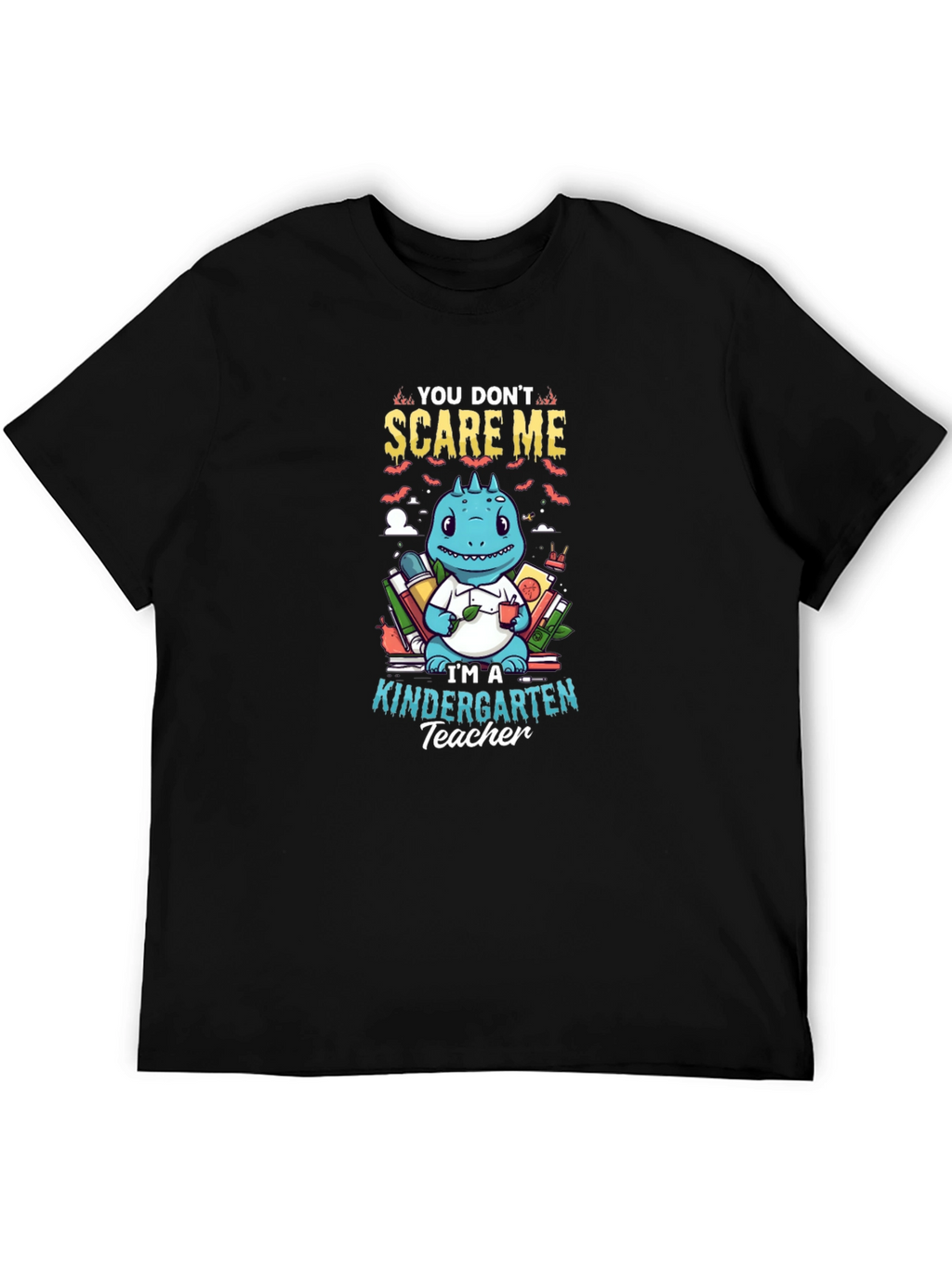 Kindergarten Teacher T-Shirt - Dinosaur
