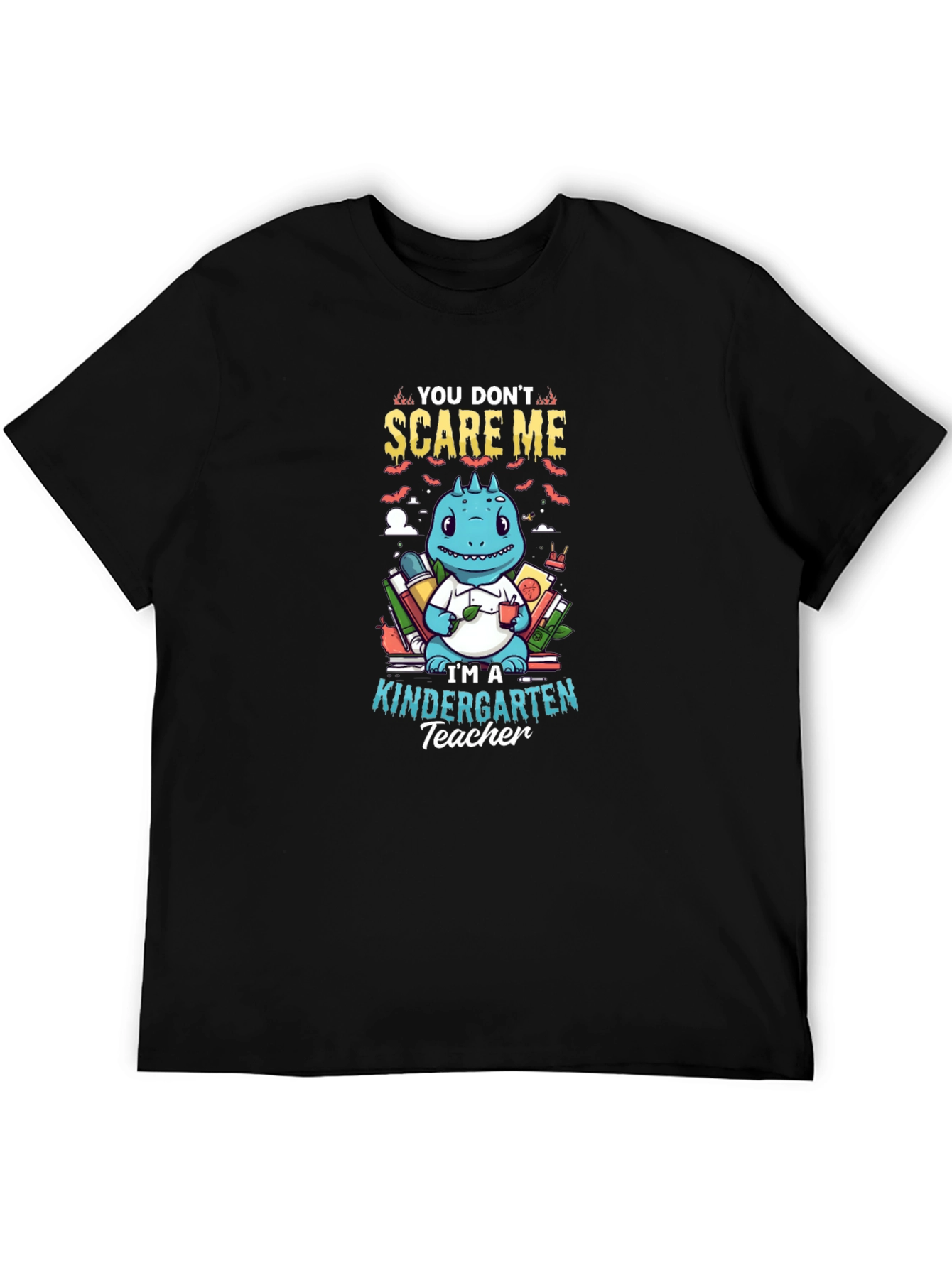Kindergarten Teacher T-Shirt - Dinosaur