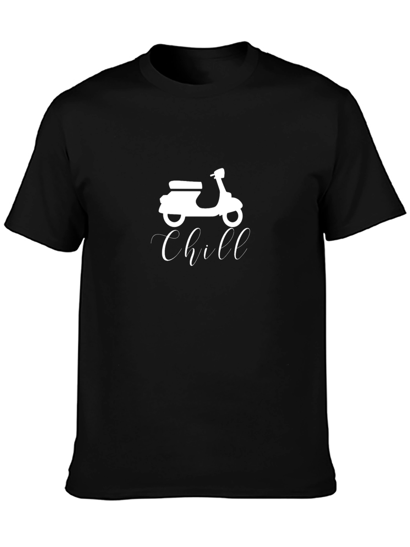 Chill Scooter Graphic Tee - Relaxed Style