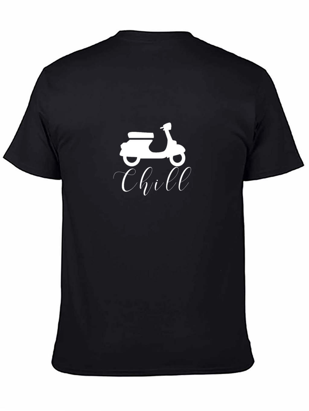 Chill Scooter Graphic Tee - Relaxed Style