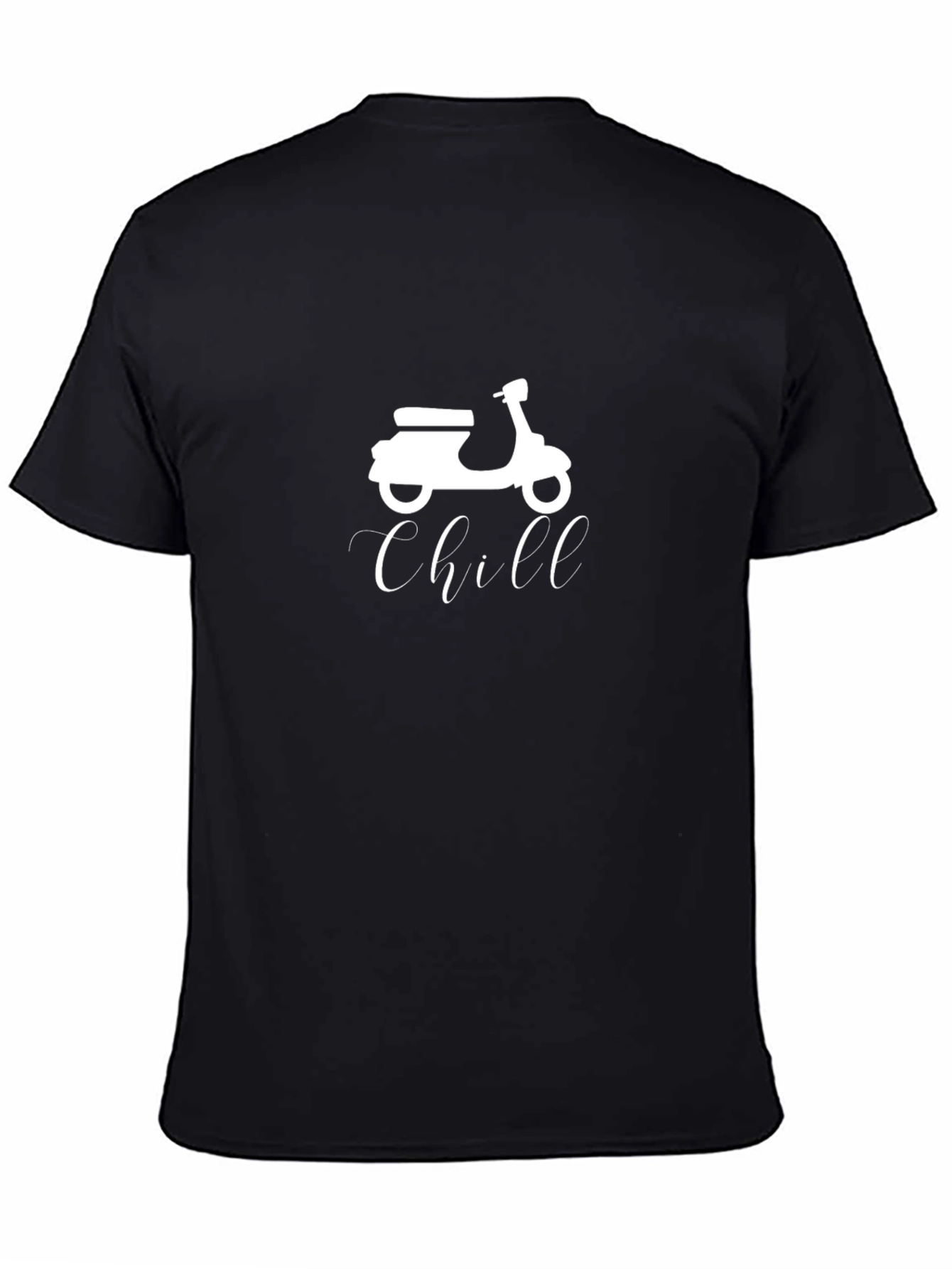 Chill Scooter Graphic Tee - Relaxed Style