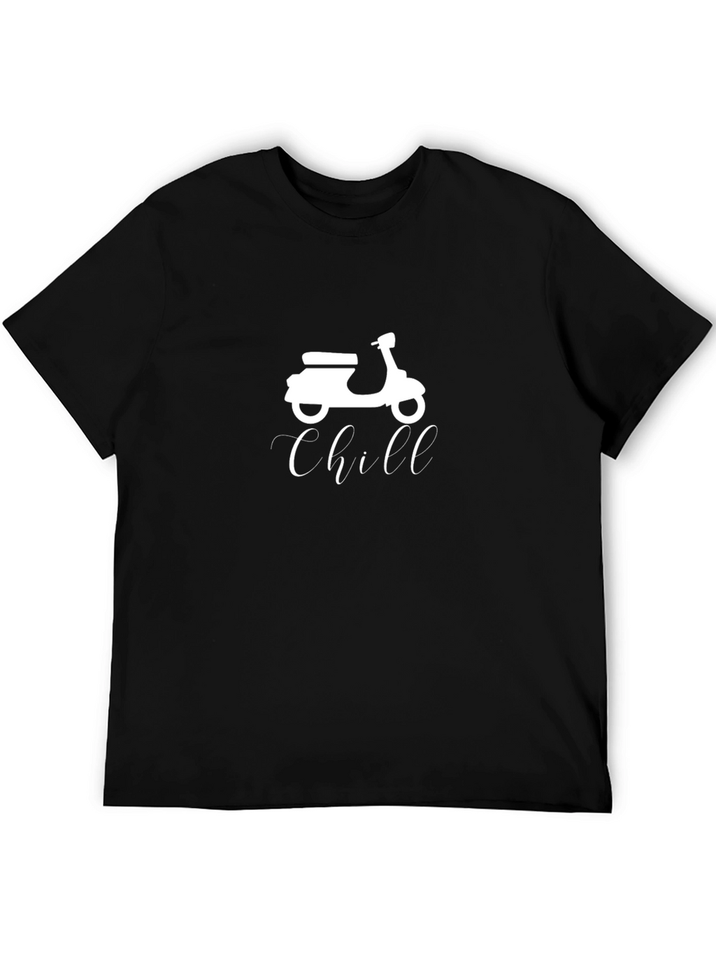 Chill Scooter Graphic Tee - Relaxed Style