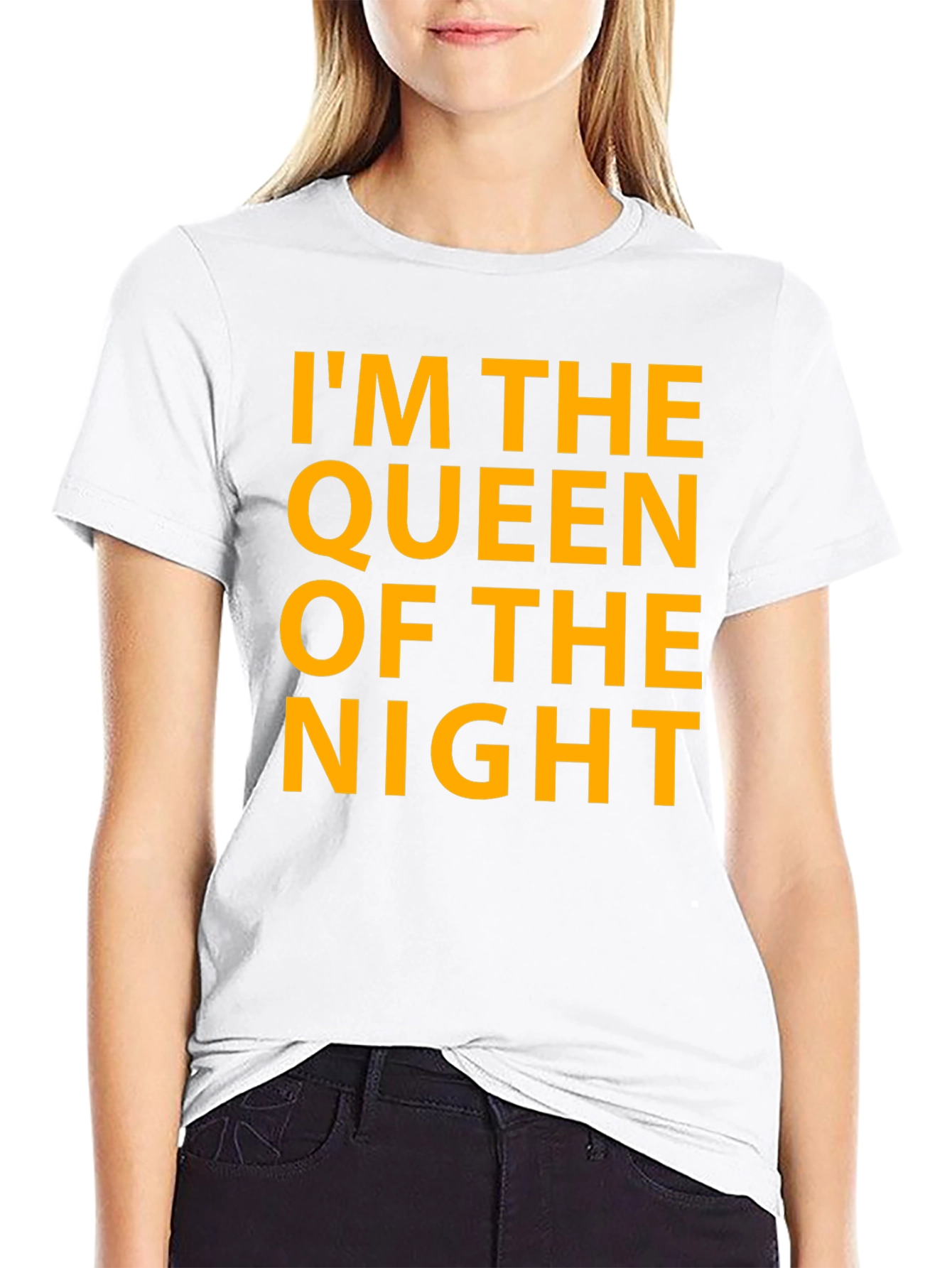 Queen of the Night Graphic Tee - Black