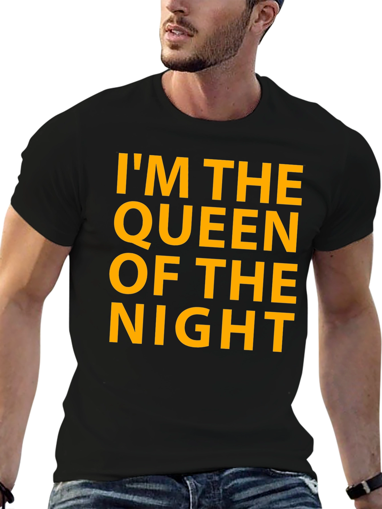 Queen of the Night Graphic Tee - Black