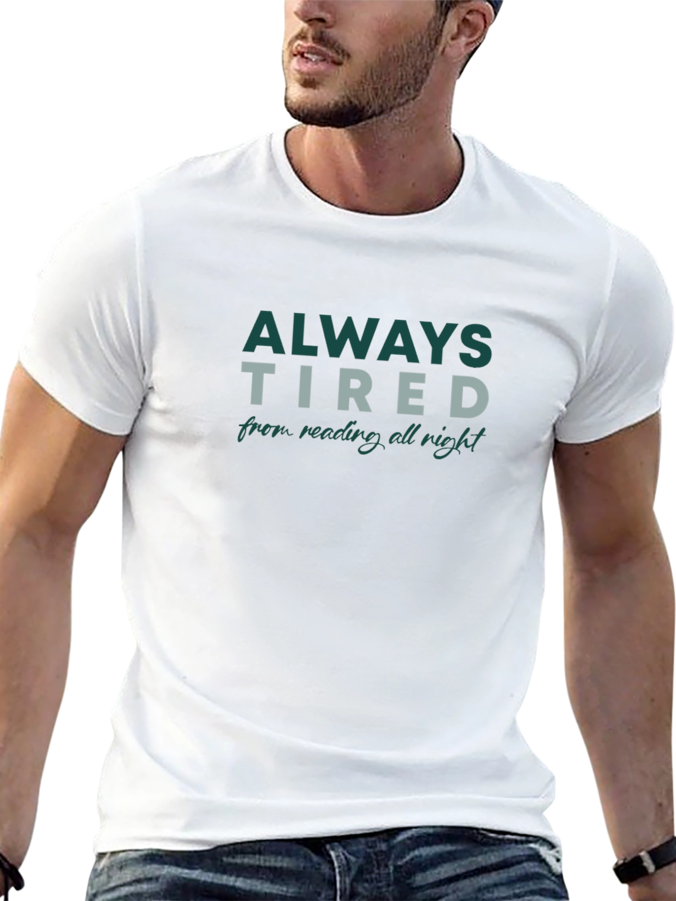 Always Tired T-Shirt - Reading All Night Tee
