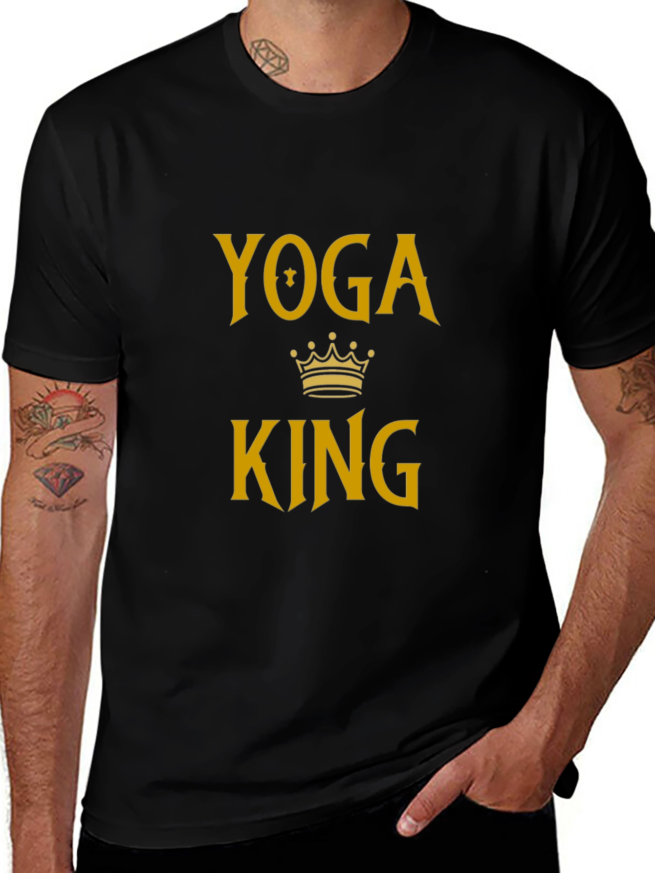 Yoga King Black T-Shirt
