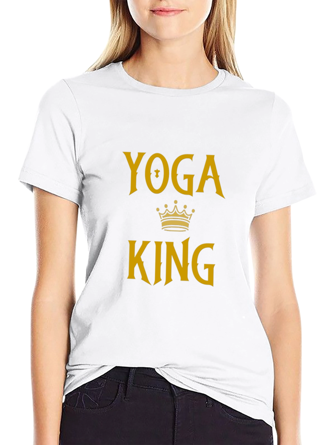 Yoga King Black T-Shirt