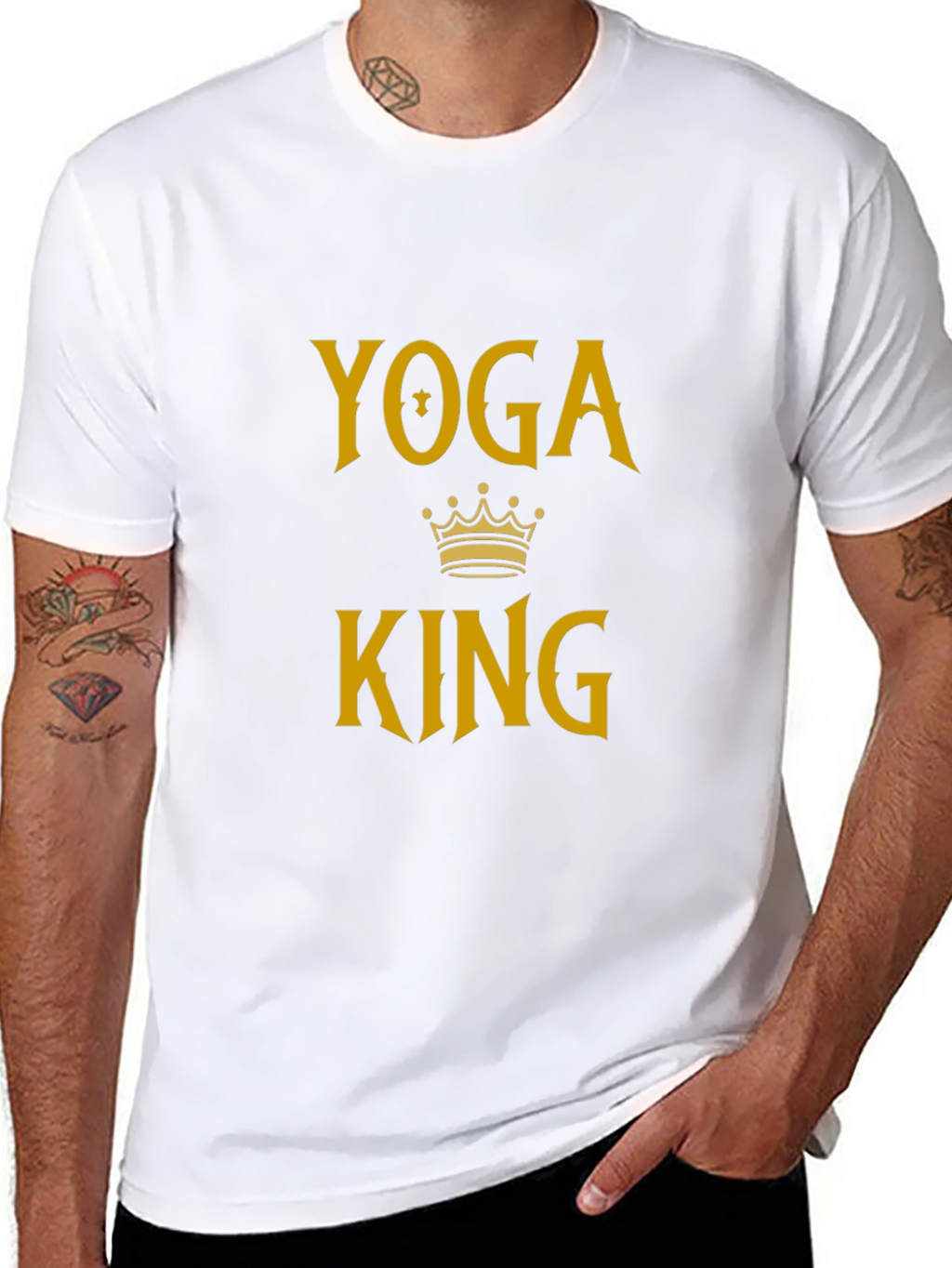 Yoga King Black T-Shirt
