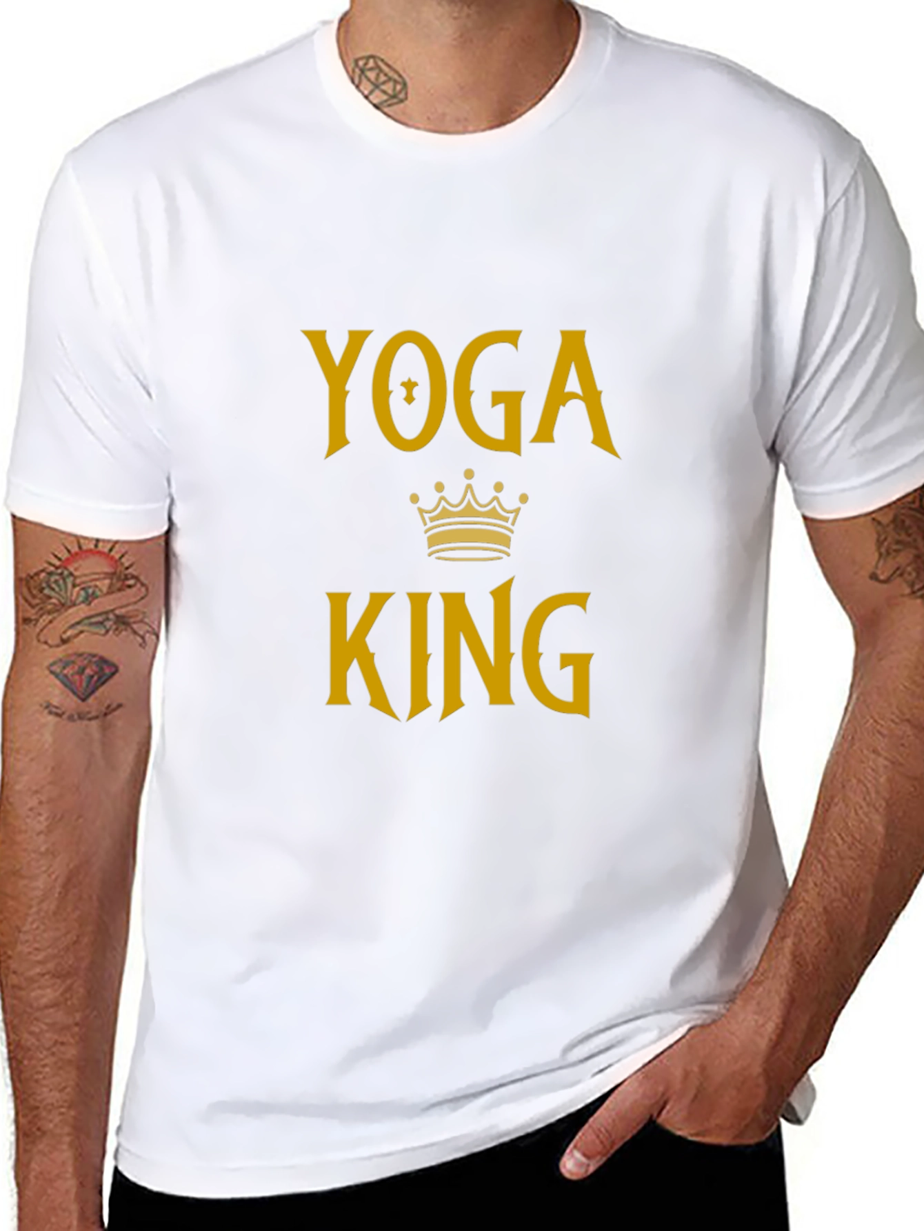 Yoga King Black T-Shirt