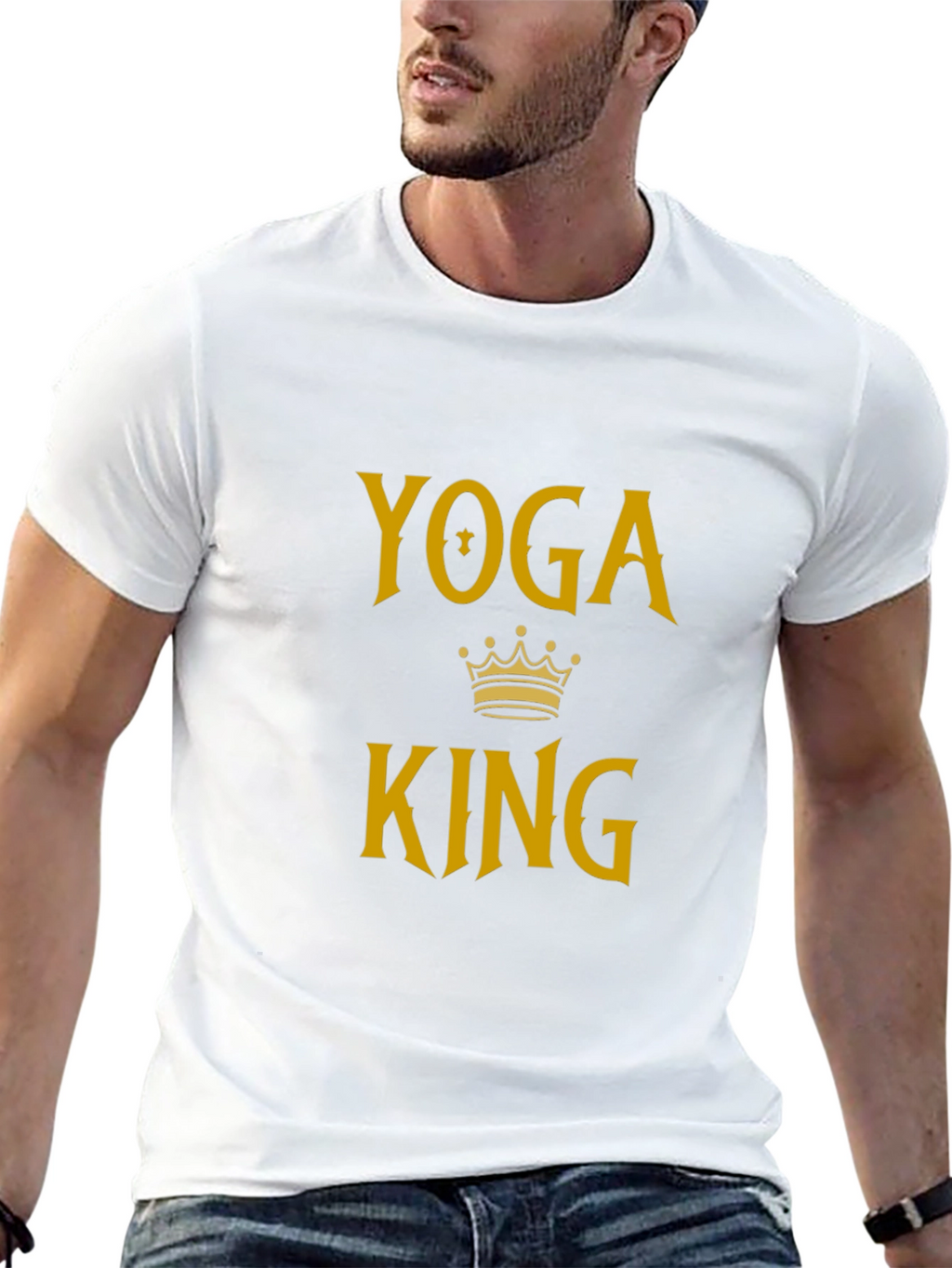 Yoga King Black T-Shirt