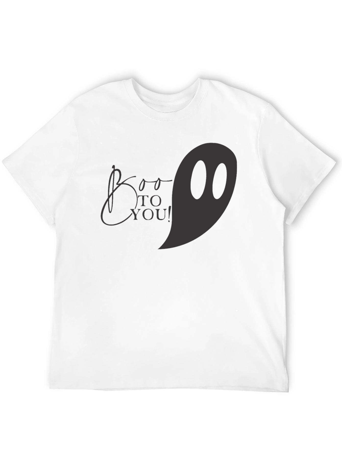 Boo To You! Ghost Graphic Tee - Halloween