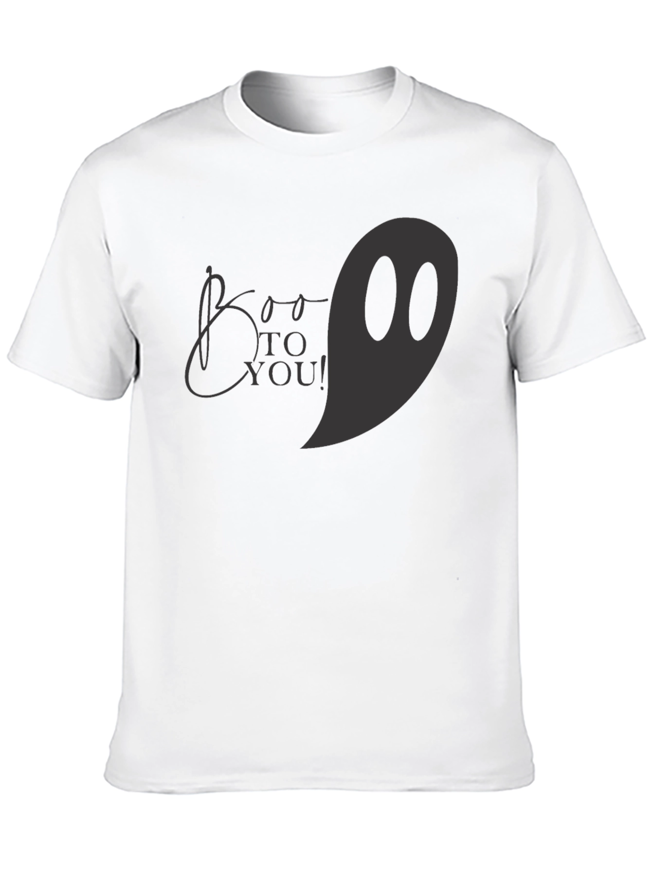 Boo To You! Ghost Graphic Tee - Halloween