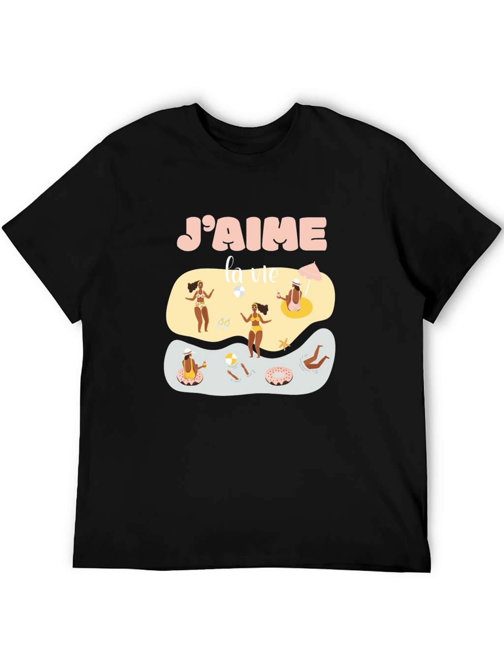 Jaime la vie Graphic Tee