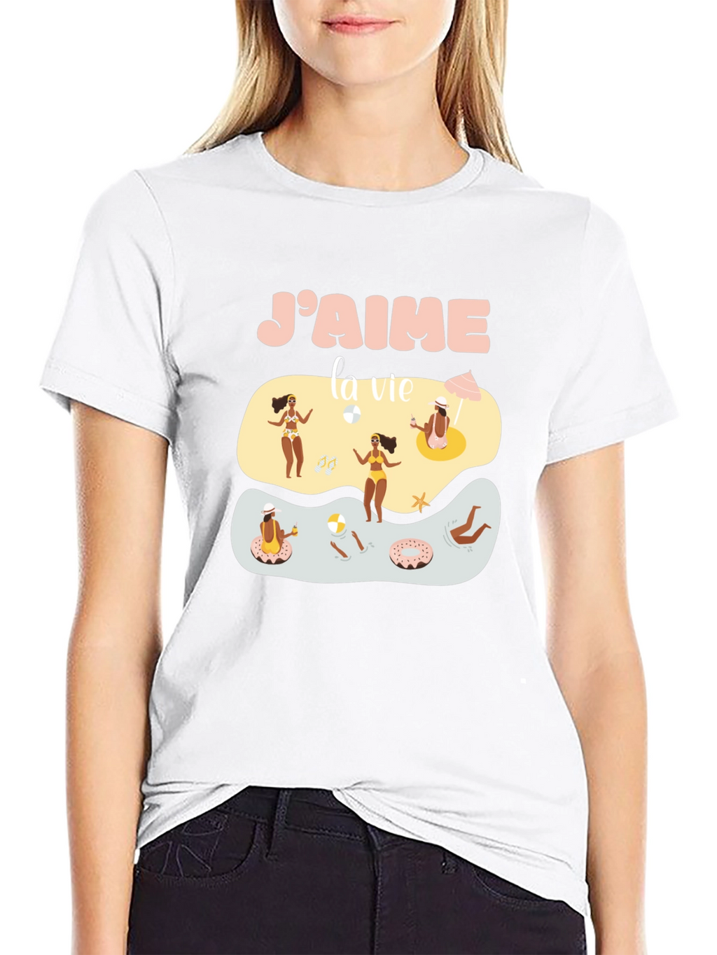 Jaime la vie Graphic Tee