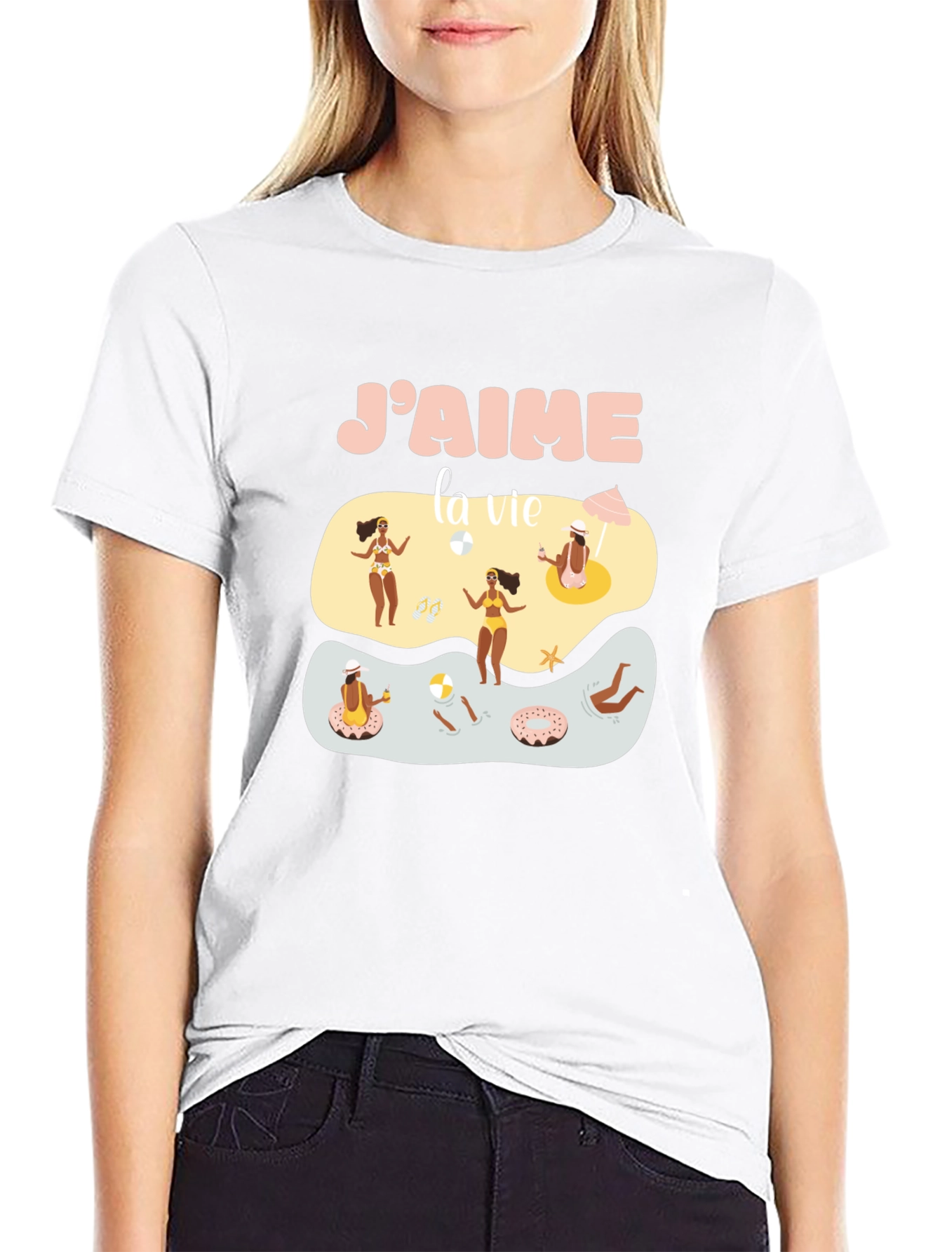 Jaime la vie Graphic Tee