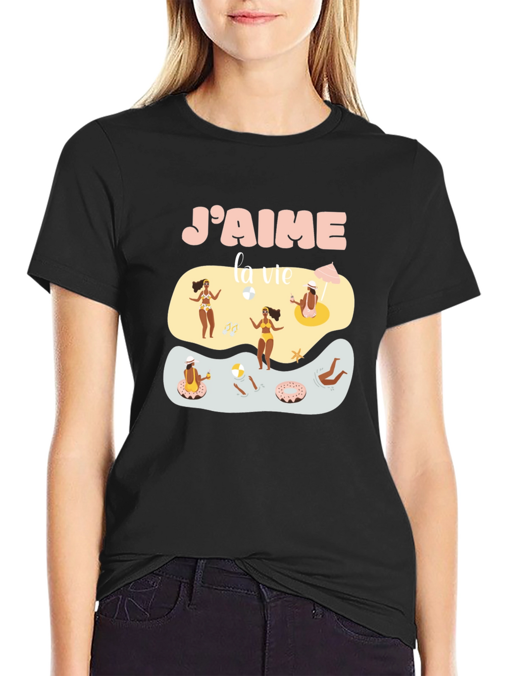 Jaime la vie Graphic Tee