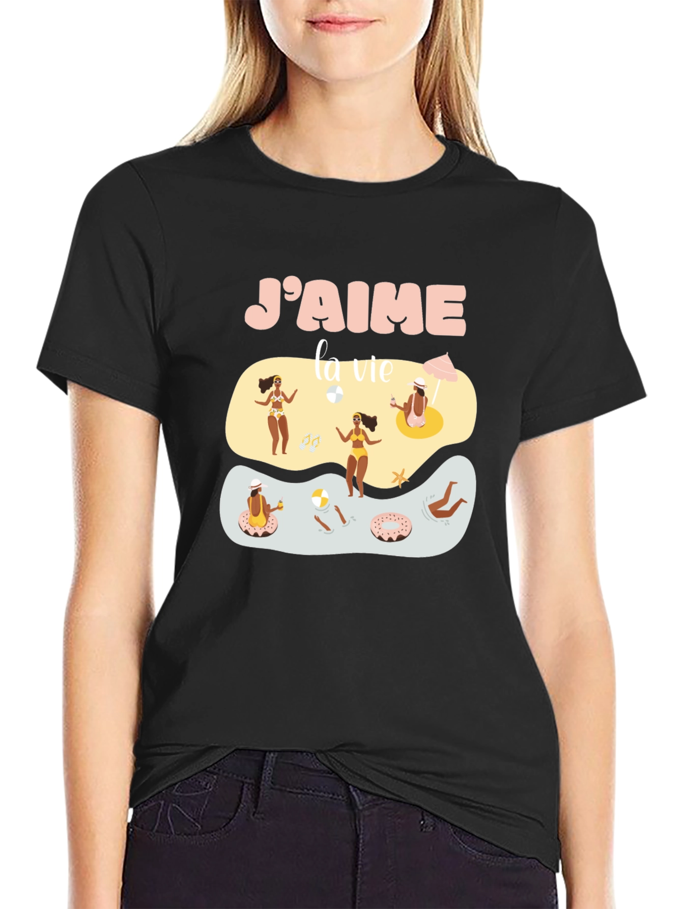 Jaime la vie Graphic Tee