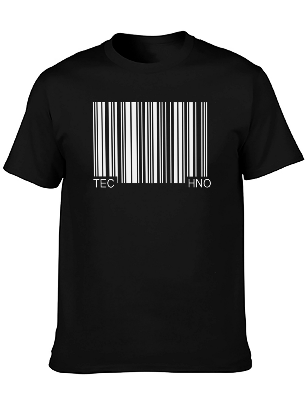 Techno Barcode T-Shirt - Music Lovers Tee