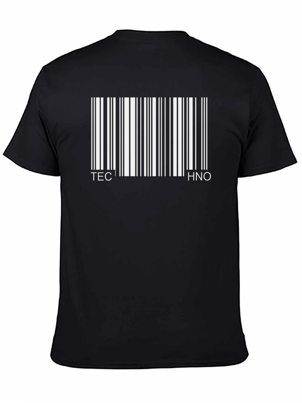 Techno Barcode T-Shirt - Music Lovers Tee