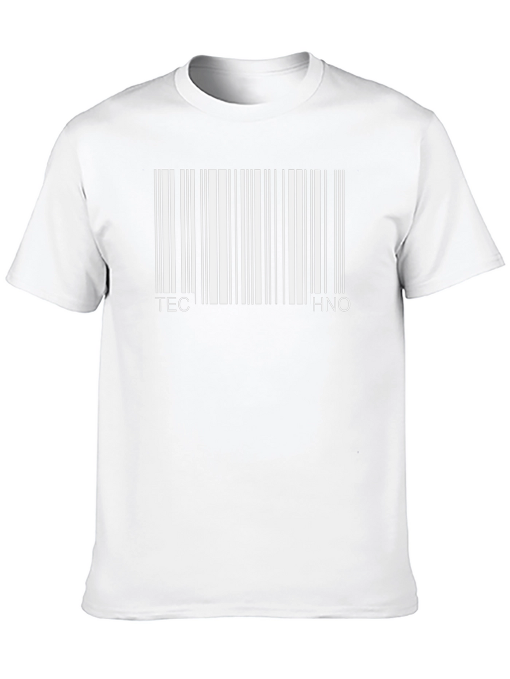 Techno Barcode T-Shirt - Music Lovers Tee